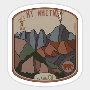 Mount Whitney Sticker